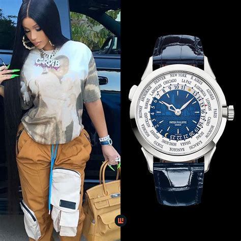 cardi b patek philippe watch|GloRilla Gives Cardi B Patek Philippe Watch Following Collab.